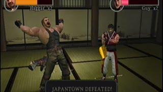 Final Fight Streetwise Arcade Mode  2 Players Sandro Haggar amp Amanda Guy 1 Credit Clear [upl. by Ichabod910]