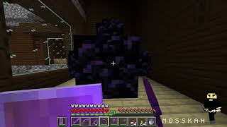 Woodland Mansion Secret Room The Obsidian Room  Minecraft [upl. by Aissej]