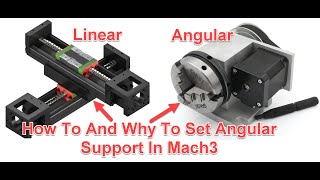 How To And Why To Set Angular Support In Mach3 [upl. by Domineca]