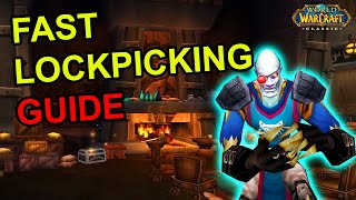 Fast 1300 Rogue Lockpicking Guide  Classic WoW [upl. by Slohcin]