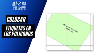 13 Colocar etiquetas de poligono [upl. by Auqined422]