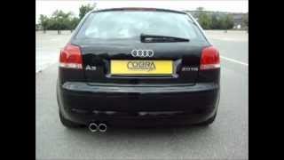 Audi A3 TDI Performance Exhaust by Cobra Sport Exhausts [upl. by Reidar]