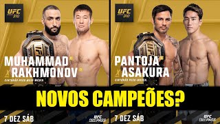 LUTAS CONFIRMADAS BELAL E PANTOJA TERÃO MUITO TRABALHO  UFC 310 [upl. by Medlin]