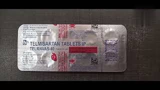 TELMAVAS  40 mg tablet Telmisartan 40 mg tablet Benifits amp side effects [upl. by Annawat]