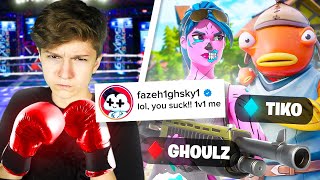 FaZe H1ghSky1 Starts BEEF With FAMOUS Youtubers Then 1v1s Them [upl. by Peters943]