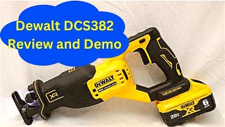 Dewalt DCS382 Reciprocating Saw Review and Demo [upl. by Yentnuoc]