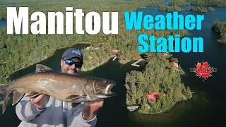 Manitou Lake Trout Fishing Sunset Country [upl. by Anaujahs]