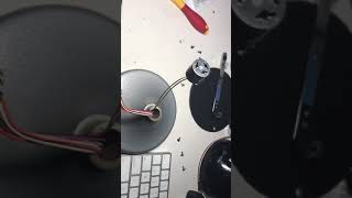 D104 Mic how to tear down and take out the PTT switch and remove the neck [upl. by Esiled]