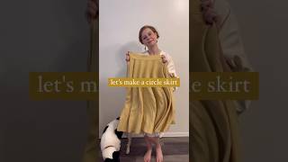 Time to make a circle skirt sewingtutorial sew [upl. by Karie]