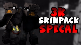 DANKE FÜR 3k COMMUNITY SKINPACK  Minecraft Bedwars [upl. by Esilegna116]