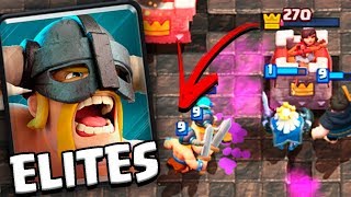 BÁRBAROS DE ELITE VENCENDO NO CLASH ROYALE [upl. by Doownyl]