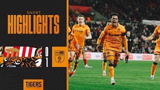 Sunderland 01 Hull City  Short Highlights  Sky Bet Championship [upl. by Natsyrk823]