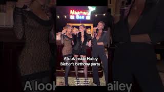 Hailey Bieber celebrates her birthday with friends haileybieber justinbieber kendalljenner viral [upl. by Enyalahs]