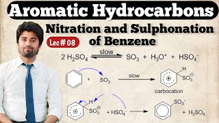 Nitration of Benzene Sulphonation of Benzene Nitration and Sulphonation of Benzene with Mechanism [upl. by Ahsikel]