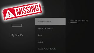 Developer Options Missing on Firestick How to Fix [upl. by Emolas533]