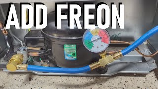 How to Add FreonRefrigerant to a Refrigerator with a Piercing Valve  Easy DIY Repair [upl. by Nainatrad]