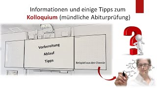 Kolloquium  Mündliche Abiturprüfung  Informationen und Tipps [upl. by Anselmi]