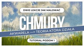 Jak malować chmury akwarelą  Tutorial  Teoria i praktyka dla początkujących [upl. by Sirama231]