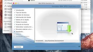 SPSS 23 para MAC con clave  El Capitan OS X [upl. by Wagoner37]