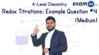 Redox Titrations Example Question 4 Medium  ALevel Chemistry [upl. by Anayt]