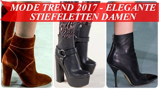 Mode trend 2017 elegante stiefeletten damen [upl. by Chicoine]