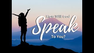 How will God speak to you [upl. by Free518]