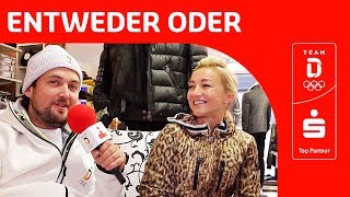 quotFeiern oder Chillenquot🎉 Entwederoder mit Aljona Savchenko  Team Deutschland  PyeongChang [upl. by Hilde]