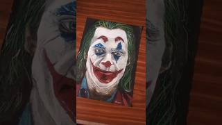 Drawing Joaquin Phoenix as Joker 🤡 ytshorts [upl. by Killam649]