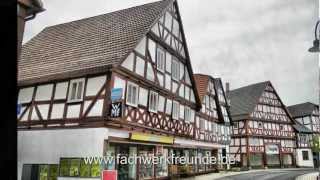 Naumburg Fachwerktour durch die Altstadt in Nordhessen mit zahlreichen Fachwerkhäusern [upl. by Ahsiem]