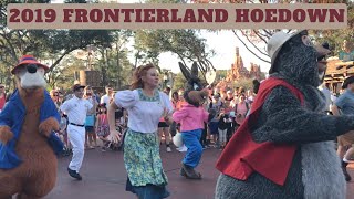 2019 Frontierland Hoedown  Splash Mountain Characters Big Al Clarabelle  Disney World [upl. by Meyers]