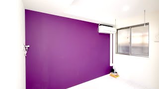 Ep 22 — Micro Apartment with purple wallpaper🏠  1082sqm  1165sqft [upl. by Sculley473]