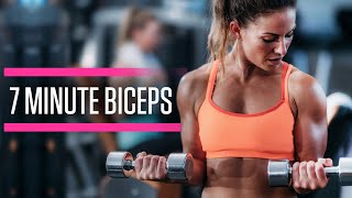 7 Minute Biceps Isolation Lean Toned Arms [upl. by Berghoff76]