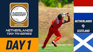 🔴 Netherlands vs Scotland T20I  18 May 2024  ECN Netherlands T20I TriSeries Day 1  Live Cricket [upl. by Nomi502]