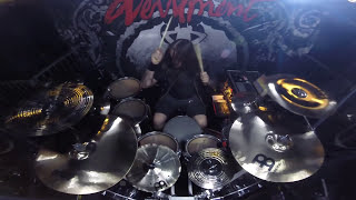 DEVILMENT  quotHell At My Backquot  UK Tour 2016 Drum Video [upl. by Latsirc218]