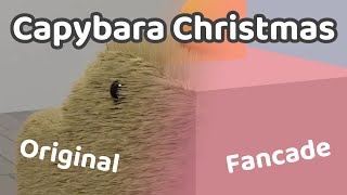 Capybara Christmas Original version compared with Fancade version [upl. by Patrizius]