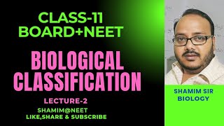 L2BIOLOGICAL CLASSIFICATION in one hour  Full Chapter Revision  Class 11 NEET [upl. by Joell851]