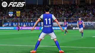 EA FC25  Bengaluru FC Vs Hyderabad FC  ISL Indian Super league [upl. by Lisette]