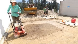 Building a House Start to Finish Concrete Slab Compaction [upl. by Misak]