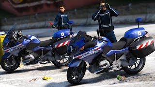 GTALSPDFR BRIGADE MOTOCYCLISTE DE LA DOUANE 132 [upl. by Anelehs]