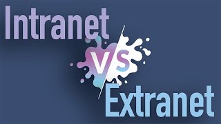 Intranet vs Extranet [upl. by Admana]