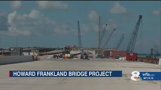 Howard Frankland Bridge project reaches major milestone [upl. by Kalindi760]