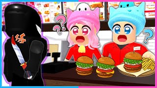 深夜のハンバーガーショップでアルバイトした結果😨🍔【 ロブロックス  Roblox 】 [upl. by Nylyak]