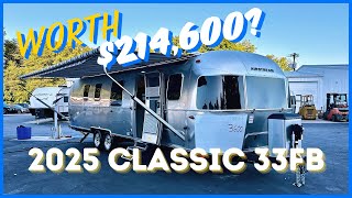 Airstream’s LONGEST Luxury Trailer  2025 Airstream Classic 33FB Twin Bed [upl. by Nnewg334]