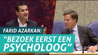 Azarkan DENK Rutte moet eerst een psycholoog bezoeken [upl. by Eibrab18]