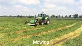 Zuidberg front 3point hitch and front PTO in practice [upl. by Foushee]