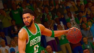 NBA 2K25 Mycareer 11  40 point and 20 assist game in overtime against the Nets [upl. by Manuel]