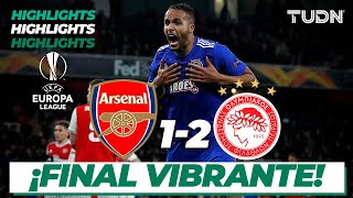 Highlights  Arsenal 1  2 Olympiacos  Europa League  16vos Vuelta  TUDN [upl. by Mamoun227]