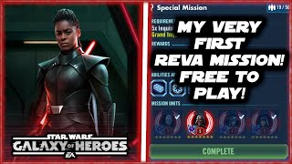 How To Do the Reva Mission Step by Step  Free to Play Star Wars Galaxy of Heroes [upl. by Xuerd]