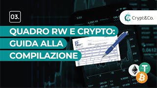 Quadro RW e Crypto Guida alla Compilazione [upl. by Maer98]