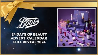 BOOTS 24 DAYS OF BEAUTY ADVENT CALENDAR REVEAL 2024 [upl. by Adraynek]